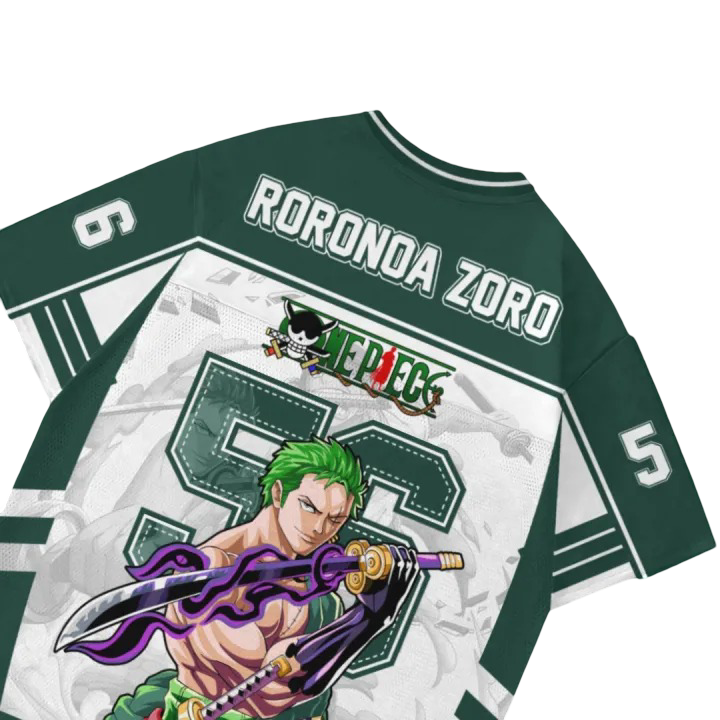Zoro Green — Demon Blade Verse Jersey - Gleame