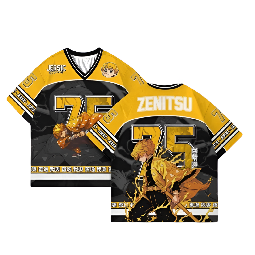 Zenitsu Yellow — Thunder God Verse Jersey - Gleame