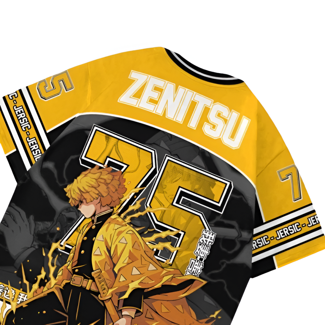Zenitsu Yellow — Thunder God Verse Jersey - Gleame