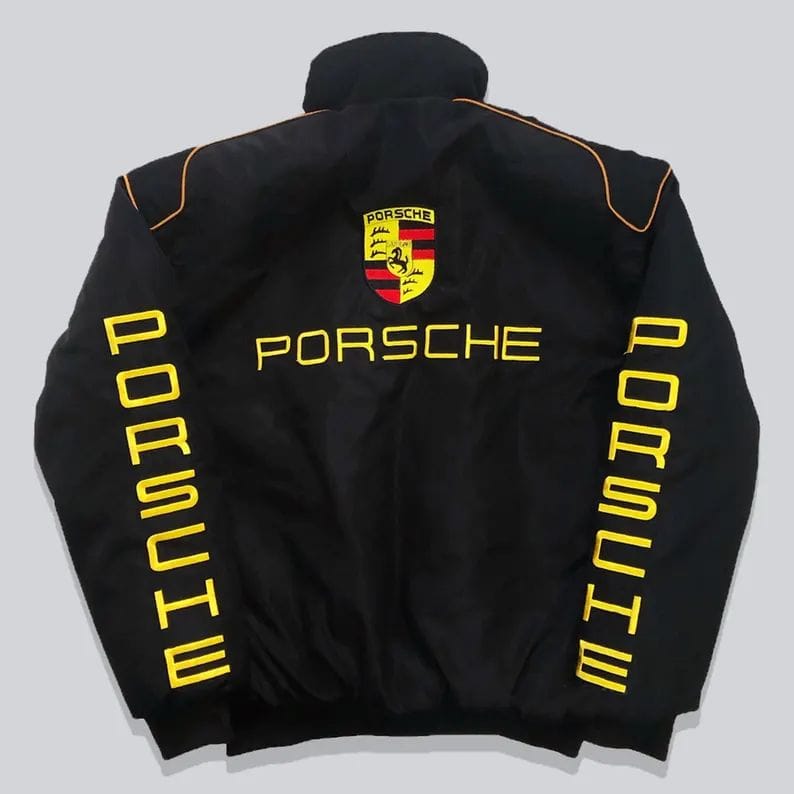 Vintage Porsche Y2K Racing Bomber Jacket
