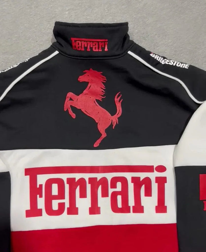 Ferrari F1 Motorsport Vintage Racer White & Red Jacket Unisex