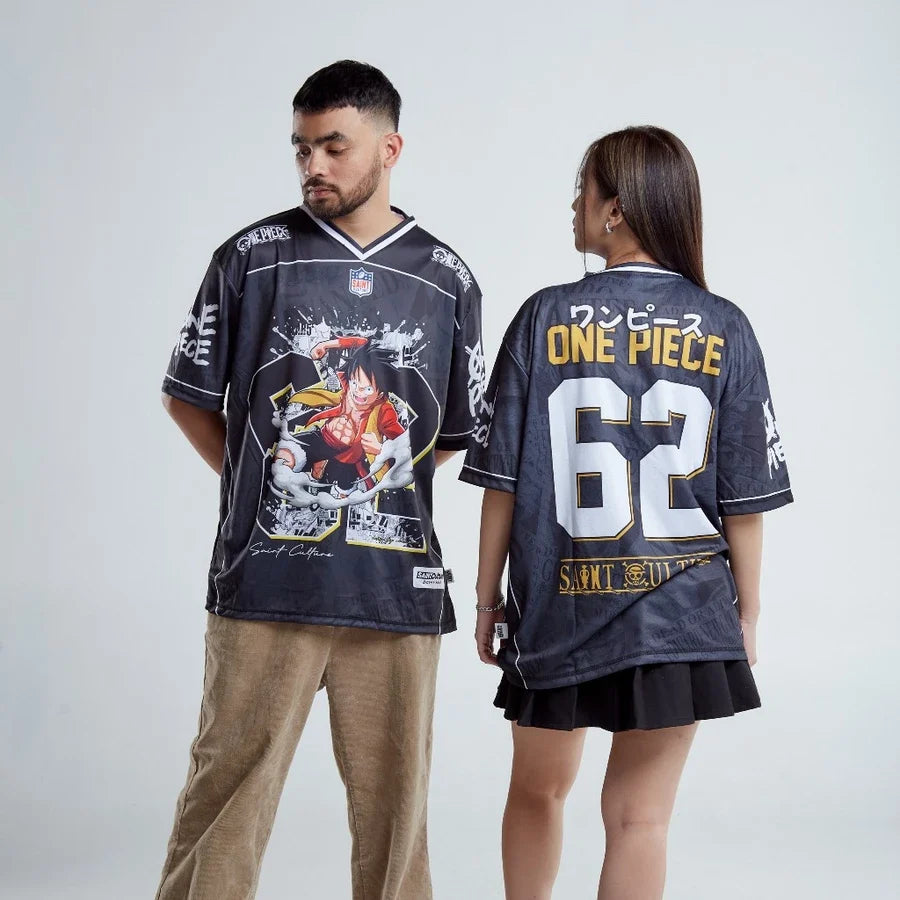 Luffy Black — Straw King Verse Jersey - Gleame