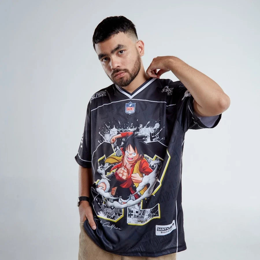 Luffy Black — Straw King Verse Jersey - Gleame