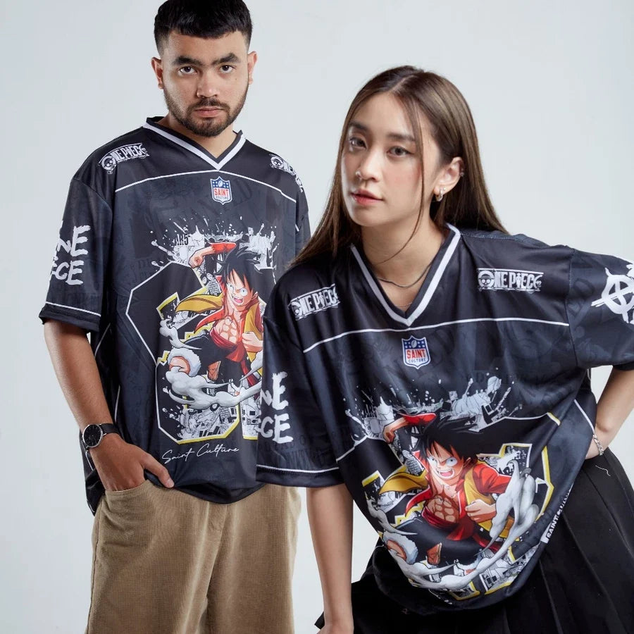 Luffy Black — Straw King Verse Jersey - Gleame