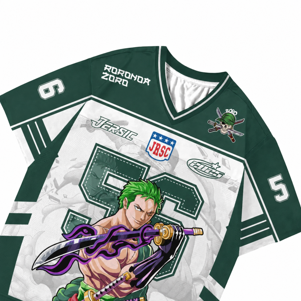 Zoro Green — Demon Blade Verse Jersey - Gleame