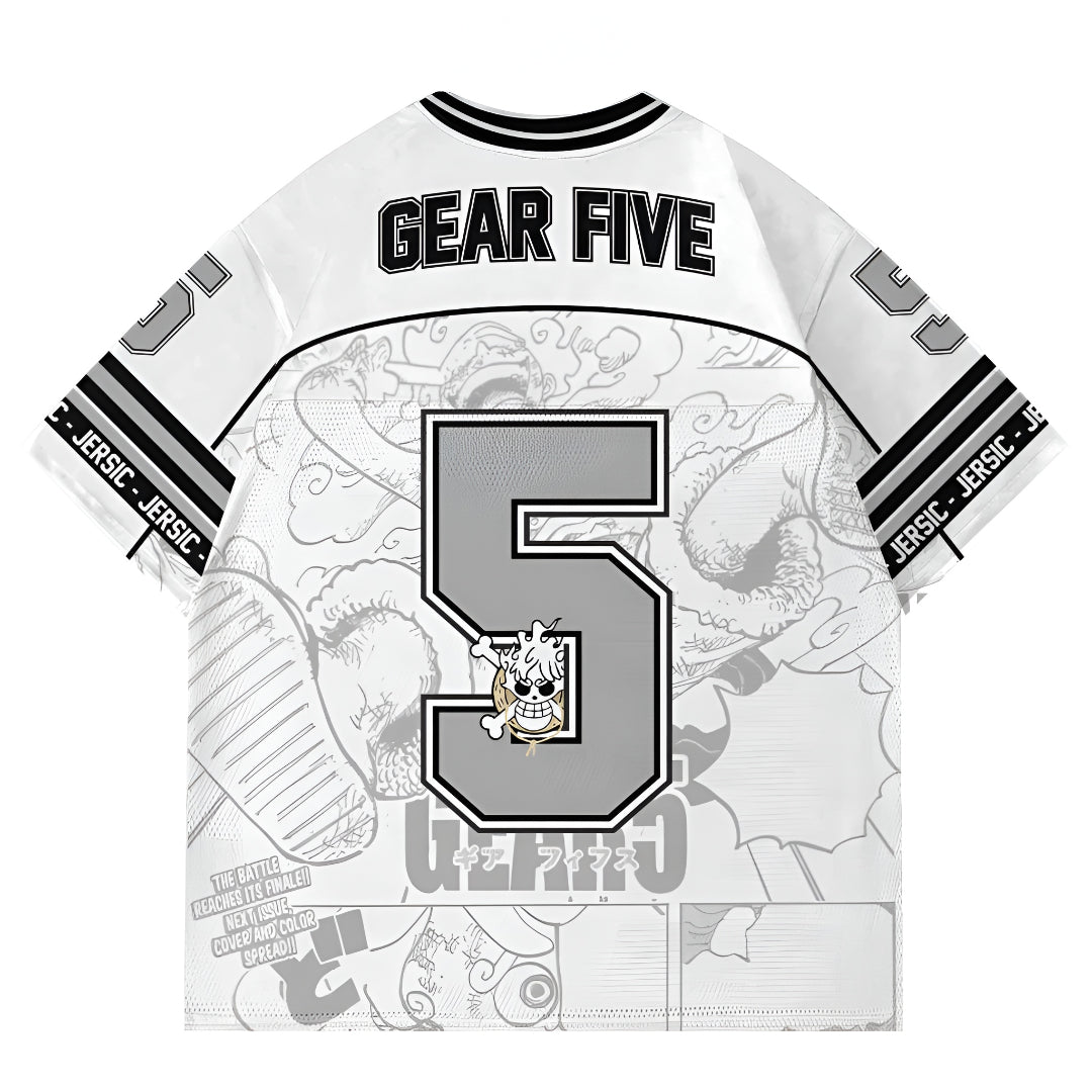 Monkey D. Luffy – Gear 5 Edition Oversied Jersey - Gleame